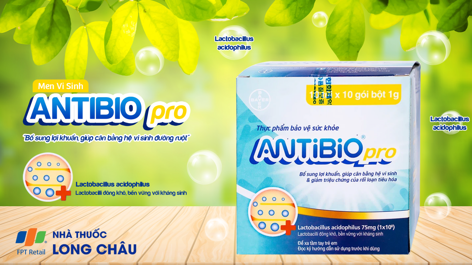 Rất Hay Men vi sinh AnTiBiO Pro Han Wha hỗ trợ bổ sung lợi khuẩn cân