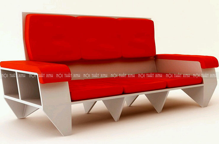 Ghế sofa hiện đại màu sắc nổi bật
