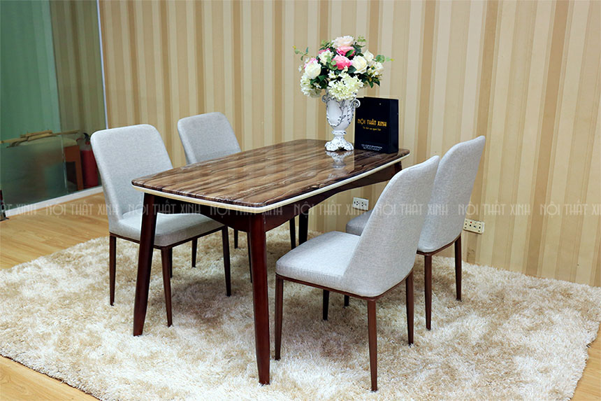 mẫu bàn ghế ăn bằng gỗ đẹp