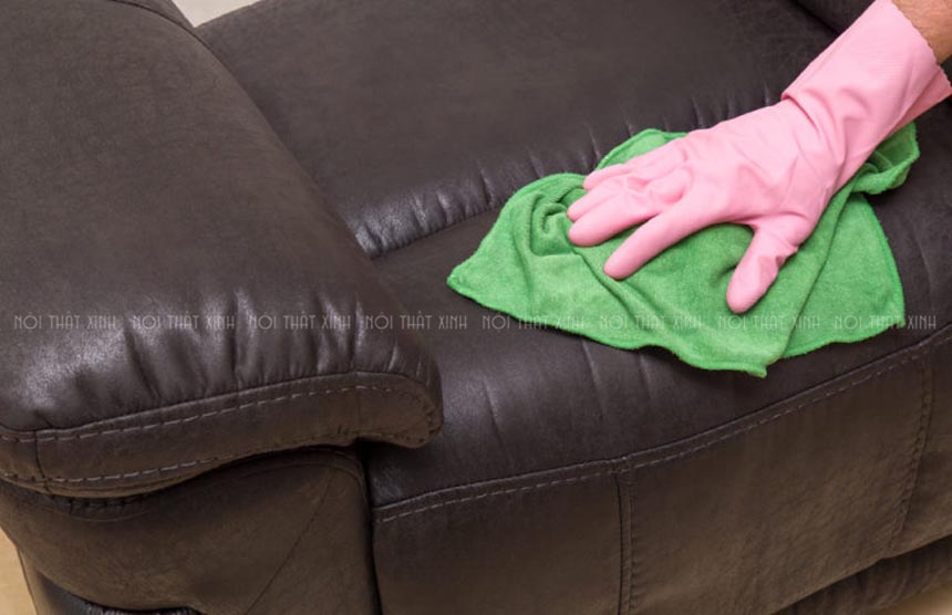 bảo quản ghế sofa da