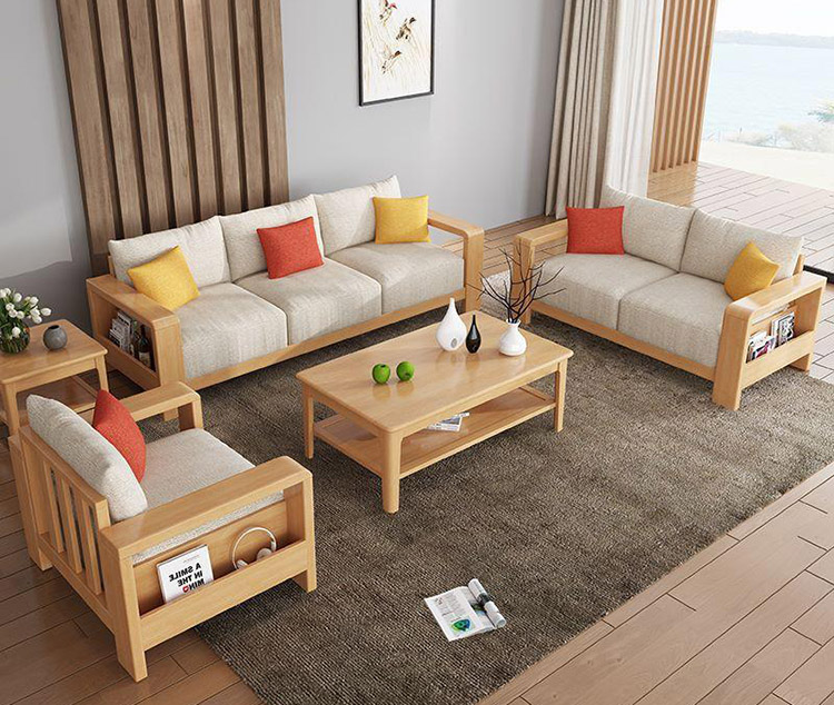 các mẫu bàn ghế gỗ phòng khách đơn giản