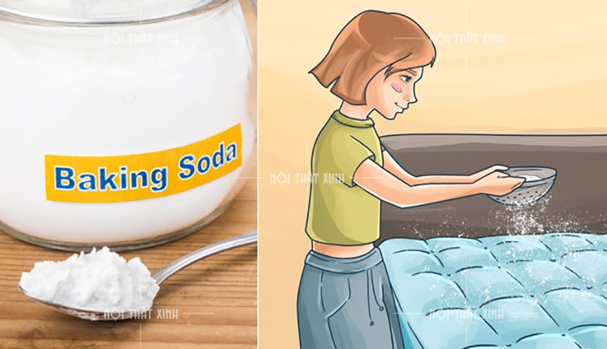 Cách làm sạch ghế sofa vải bằng baking soda tại nhà dễ dàng