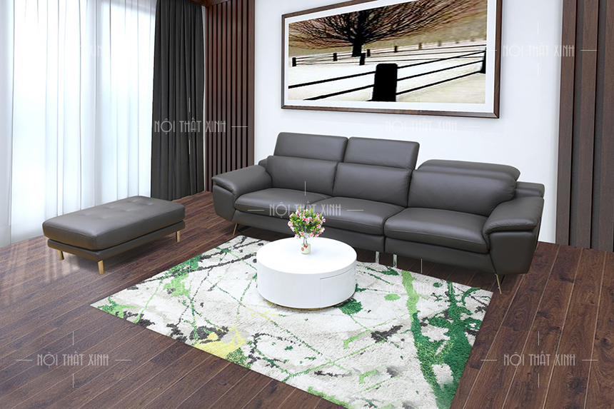 chất liệu sofa hiện đại cho phòng khách nhỏ