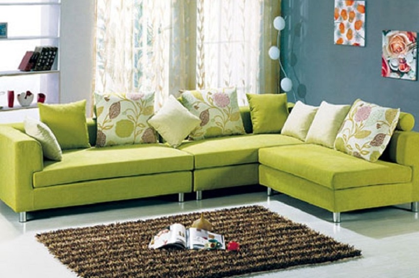 Chọn màu sắc sofa phòng khách theo mùa