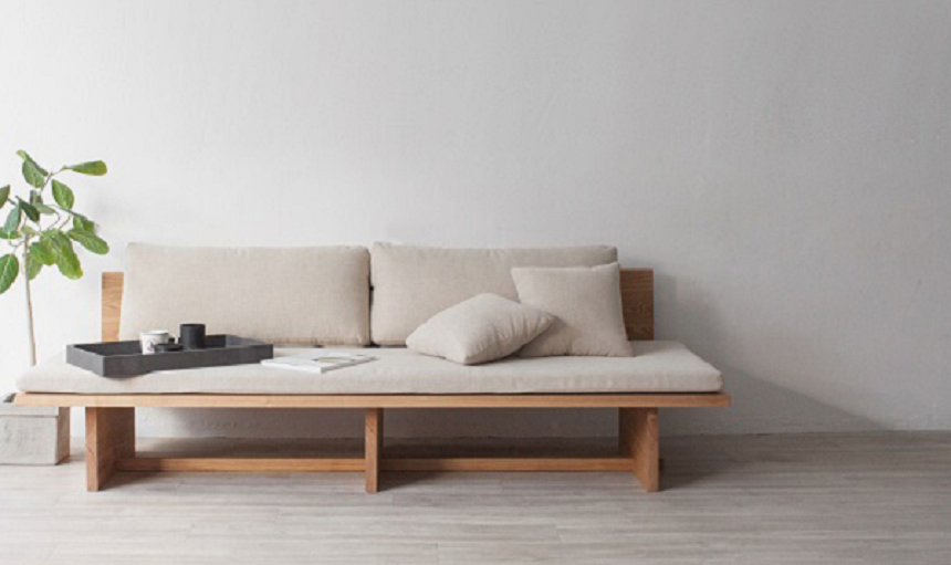 sofa văng gỗ hiện đại