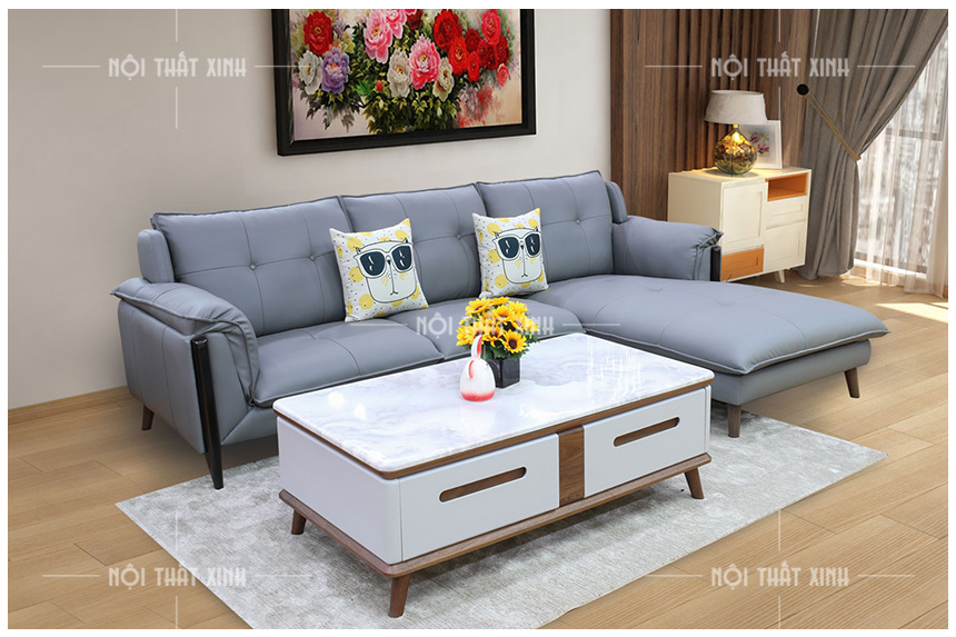 Nên mua sofa da hay sofa vải nỉ tốt nhất cho phòng khách?
