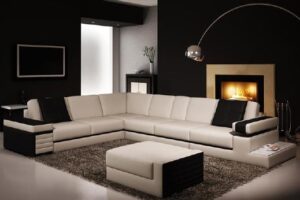 Trang trí phòng khách sang trọng kết hợp sofa với đèn cực đẹp