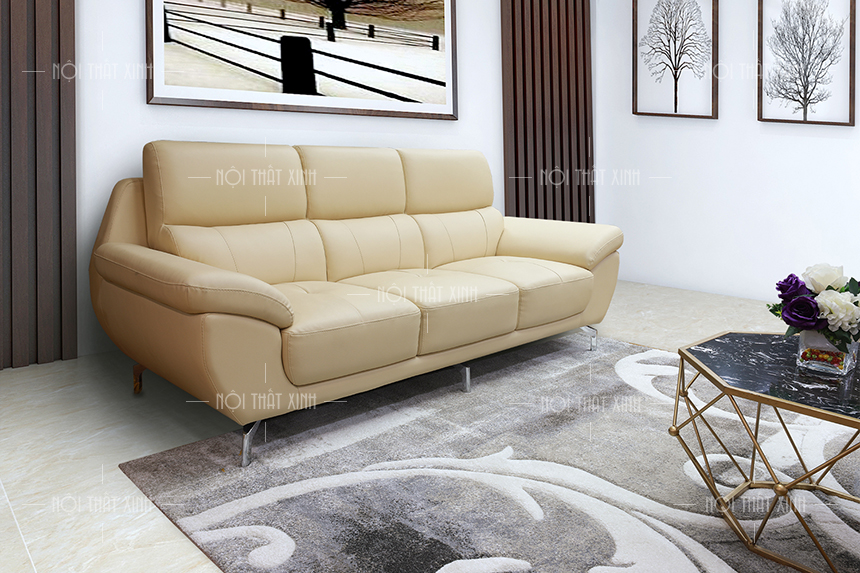 ghế sofa da cho không gian nhỏ