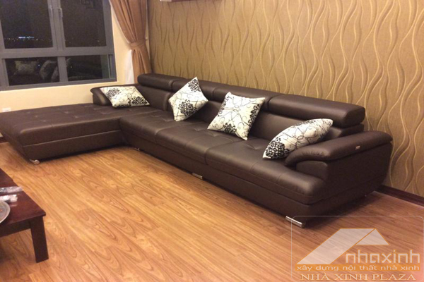 Nội thất xinh luôn có những sản phẩm bàn ghế sofa da bán sẵn cho khách hàng lựa chọn