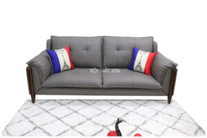 ghế sofa phòng khách bọc da