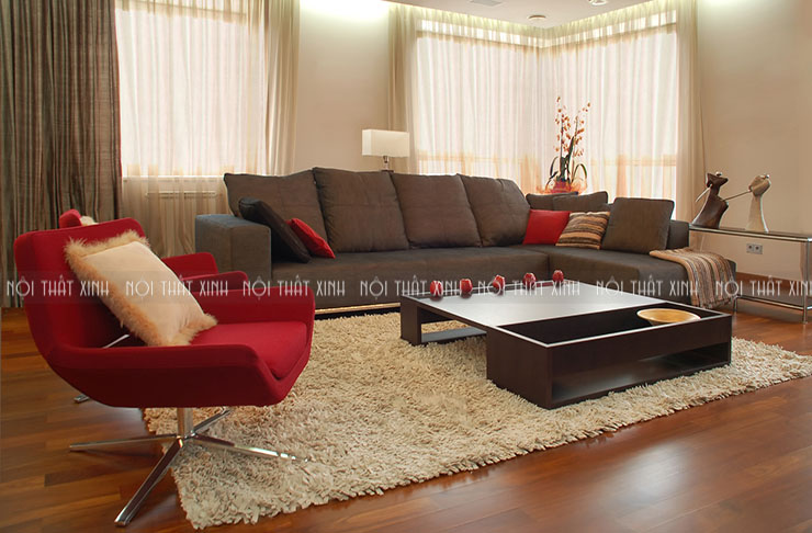 Kết hợp nhiều mẫu sofa đẹp cho phòng khách