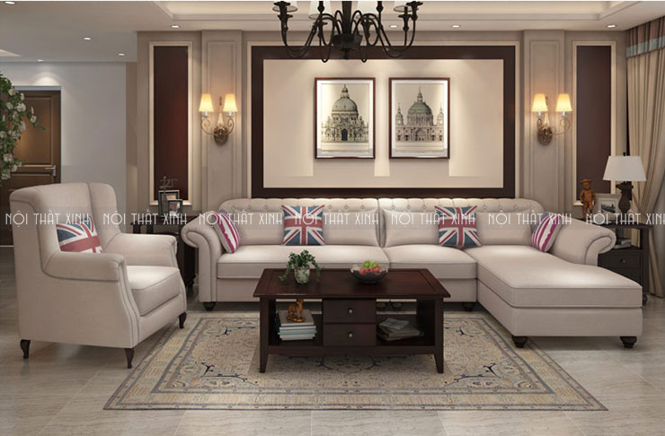Kích thước bàn trà sofa phù hợp đặt trong phòng khách