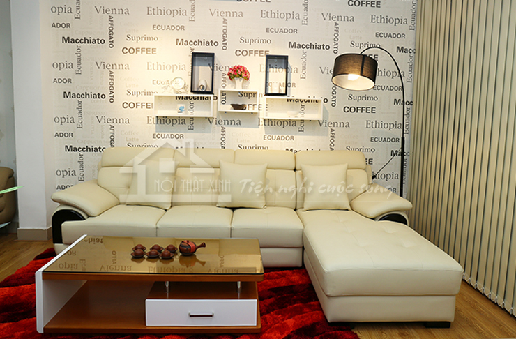 Những bộ ghế sofa màu trắng khi kết hợp với không gian ngày hè rất lý tưởng để thổi bay cái nóng
