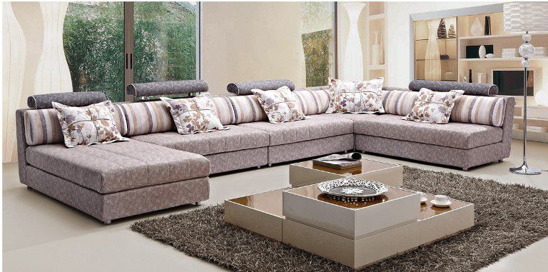 Lựa chọn ghế sofa phù hợp cho phòng khách rộng