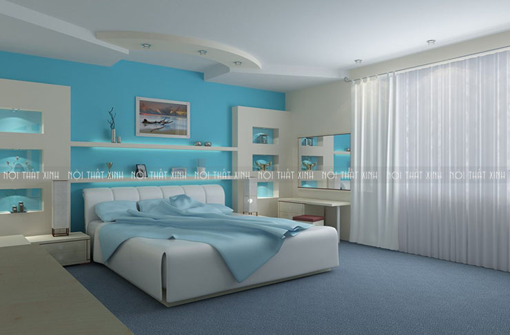 15 màu sắc kết hợp tuyệt vời trong nội thất phòng ngủ