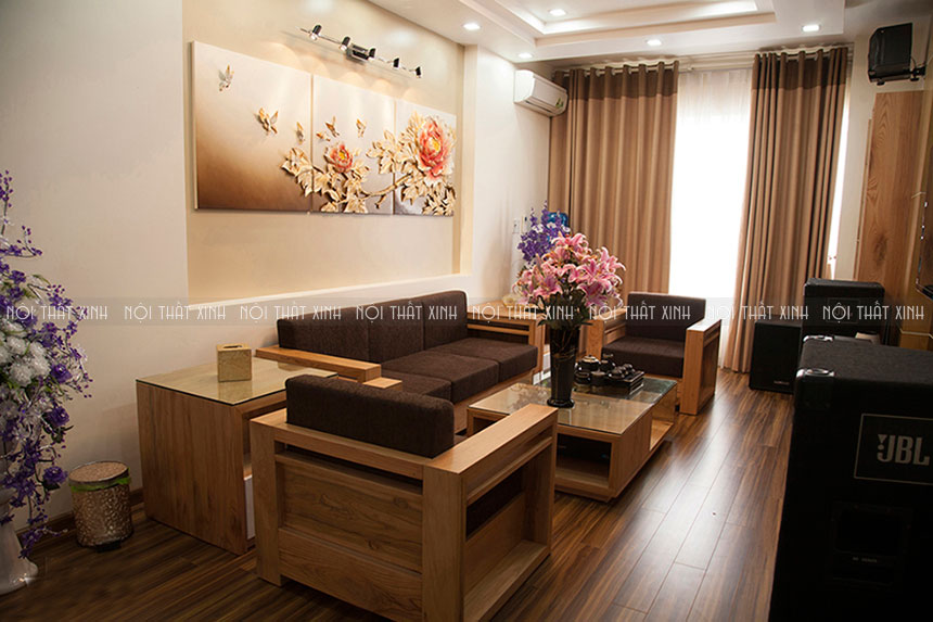 sofa gỗ cao cấp tại Hà Nội