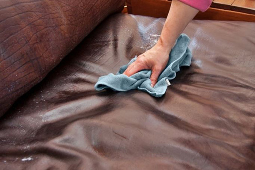 Tránh những sai lầm khi vệ sinh sofa da thật