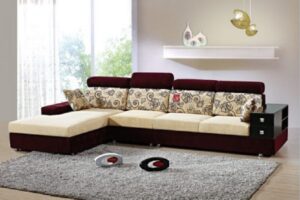 phối màu thảm sofa phòng khách