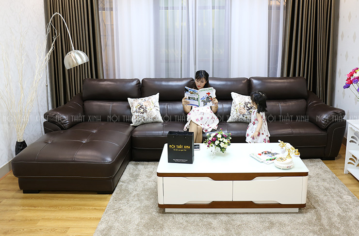 Cần chú ý gì khi mua sofa da phòng khách