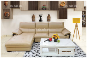 ghế sofa da cho chung cư