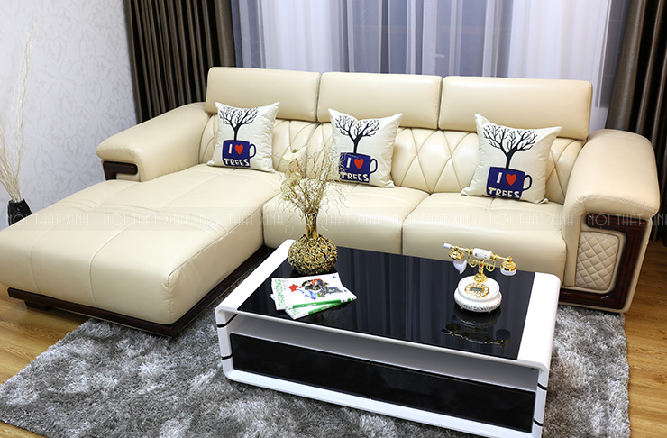 Sở hữu sofa da Microfiber chất lượng cao sản xuất nội địa tại Nội Thất Xinh