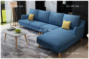 sofa màu xanh