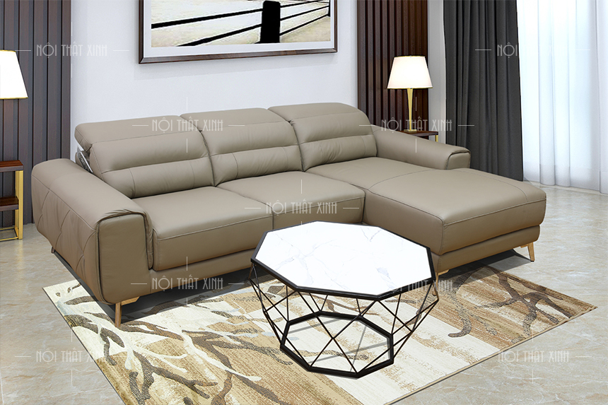 sofa nhập khẩu kết hợp thảm trải sàn