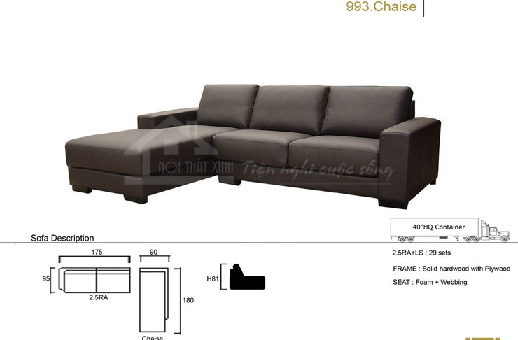 không gian đẳng cấp với ghế sofa nhập khẩu