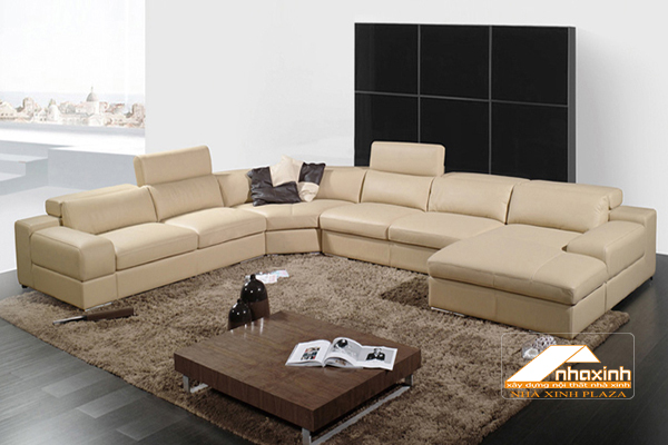 Sofa phòng khách dành cho  những gia đình có diện tích rộng