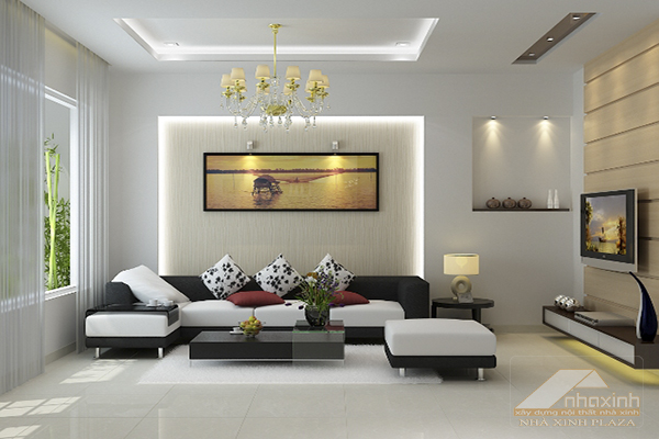 Màu sắc của bộ sofa làm nên tổng thể hài hòa cho không gian sống trong ngôi nhà