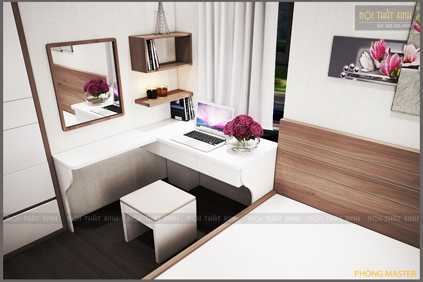 Mẫu thiết kế nội thất chung cư Eco Green City đẹp theo phong cách hiện đại