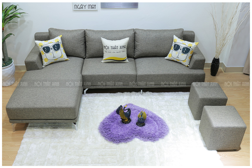 Những ưu điểm của sofa góc bọc vải