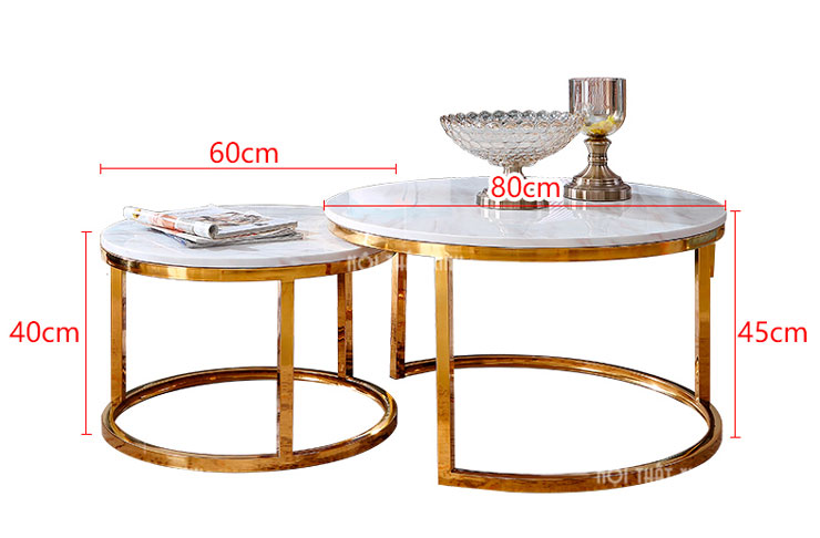 Tổng hợp kích thước bàn trà tròn đẹp chuẩn cho phòng khách