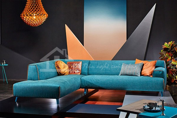 mẫu ghế sofa đầy màu sắc