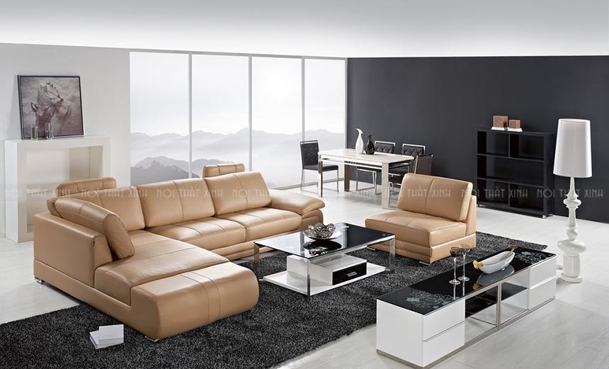 Chọn kết hợp các kiểu sofa cho phòng khách