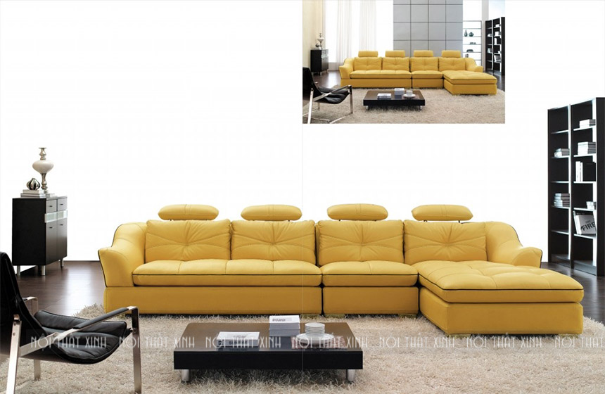 Xem những mẫu sofa màu vàng đẹp trẻ trung cho phòng khách