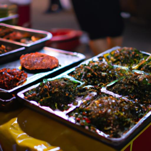 Thưởng thức ẩm thực Hàn Quốc tại chợ đêm