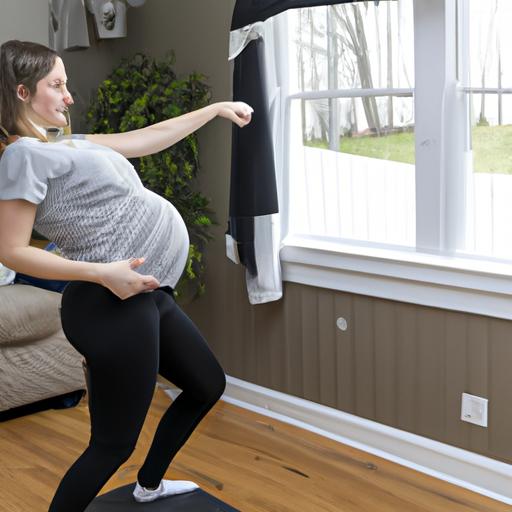 Bà bầu tập thể dục nhẹ nhàng tại nhà để giữ gìn sức khỏe cho mình và con trong tháng thứ 5 của thai kỳ