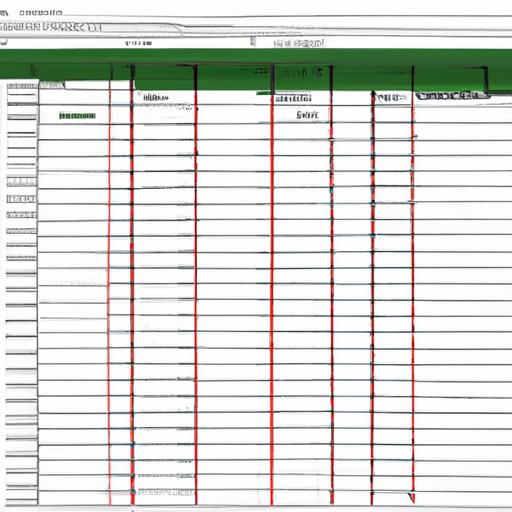 Bảng tính Excel với các số được định dạng khác nhau