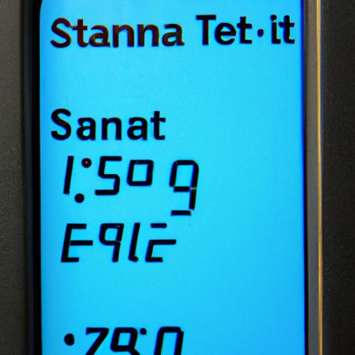 Hiển thị nhiệt độ trên màn hình của nhiệt kế Sanitas SFT 77