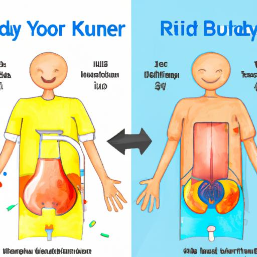 So sánh trước và sau khi dùng thuốc Kidney Bladder để điều trị bệnh nhân