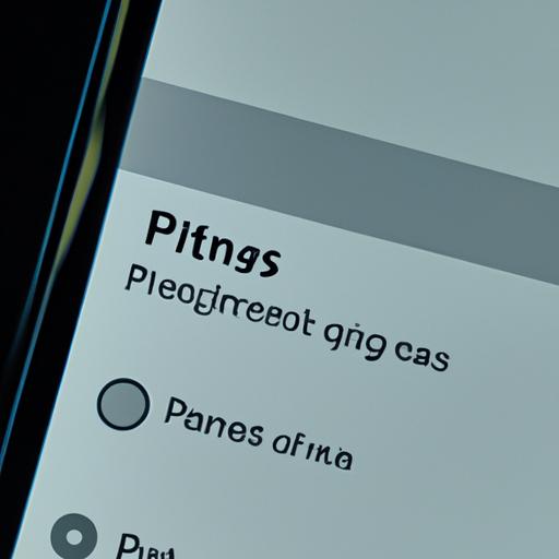Hình ảnh menu cài đặt quyền riêng tư trên điện thoại A6.