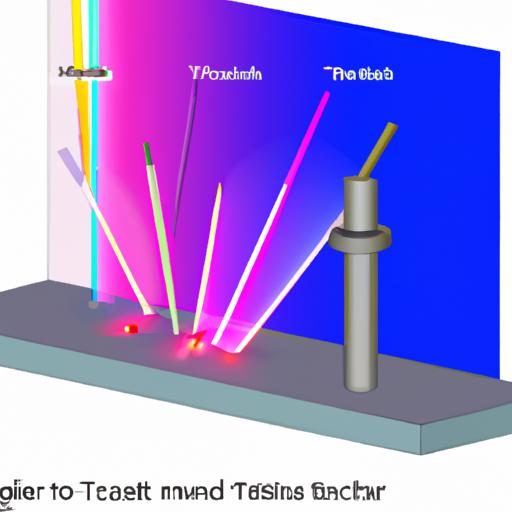 Minh họa cho thấy các loại vật liệu khác nhau phản ứng ra sao với tia laser