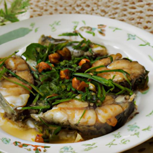 Món ăn truyền thống Việt Nam với cá basa phi lê làm từ tương đen và nước dừa.