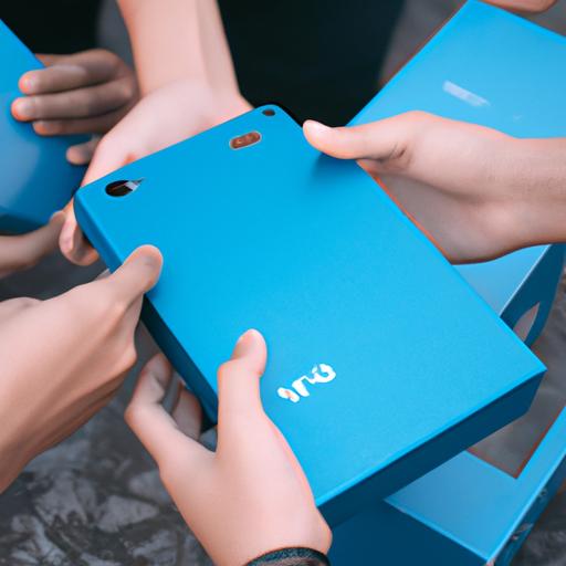 Nhóm người mở hộp điện thoại Vivo tại Việt Nam