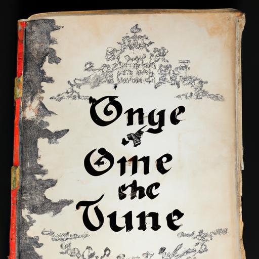 Quyển sách cũ có tiêu đề 'Once Upon a Time'