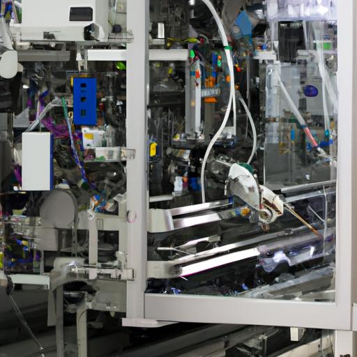 Quá trình sản xuất các thiết bị điện tử của Panasonic đang diễn ra tại nhà máy.