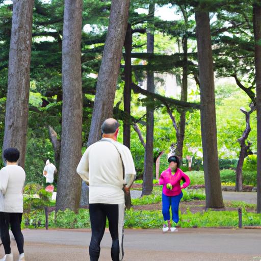 Những người tập thể dục trong công viên giúp cải thiện quá trình tiêu hóa amidan