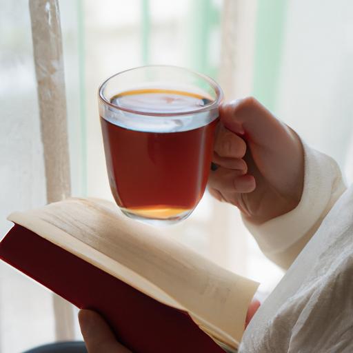 Tách trà và cuốn sách là điều tuyệt vời nhất trong ngày của tôi.