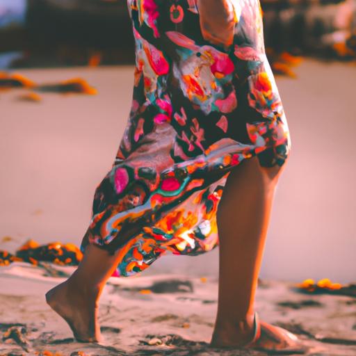 Mặc váy maxi hoa khi đi biển - một sự lựa chọn phù hợp cho mùa hè